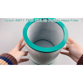 High Quality Portable Cartridge Round  for Dysons AM11 TP01 TP02 TP03 H12 Air Purifier Replacement Hepa Filter Accept OEM
