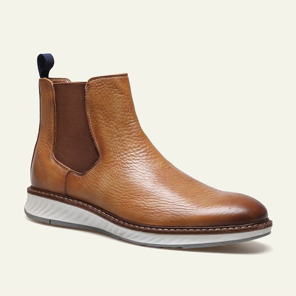 Designer Custom Oem High Quality Platform Mens Leather Casual Boots