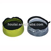 Waterproof Convenient Pvc Tarpaulin Face Wash Basin for Outdoor Camping, Hiking