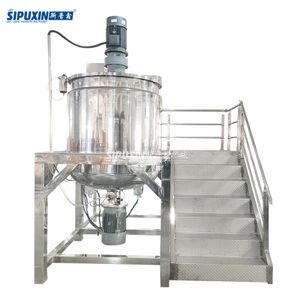 1000L Electric Heating Homogenize Mixer for Liquid Detergent Soap Making Mixing Machine Mixing Tank for Shampoo