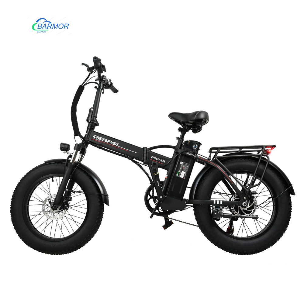 Shenzhen Black Armor Technology Co., Limited EU Stock Fatbike 20inch 48v 12ah 10ah Fast Shipping Electric Mountain E Ladies Bike 350w Motor Model V8 Battery Tube Rear Hub