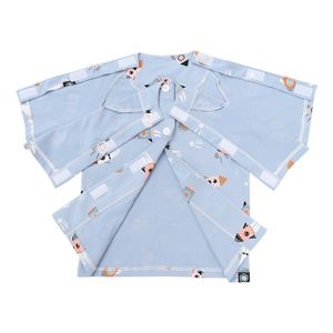 Children leg foot arm injured wounded fracture nursing clothing Children bedridden paralysis printed care nursing clothes
