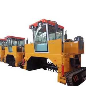 Crawler Compost Turner Making Machine For Fertilizer Machine Production Line For Industrial Agricultural Waste Animal Manure