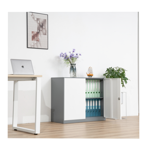 Hot sale Office Furniture Swing Door Short File Cupboard  Steel Filing Cabinet Low File Cabinet For Office