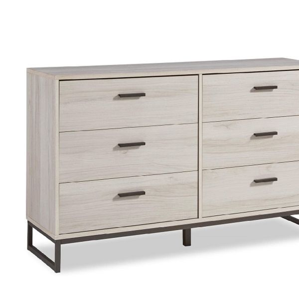 Wholesale Factory Price Modern Industrial 6 Drawer 54" Dresser for Bedroom Supplier
