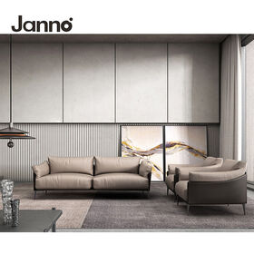 Wholesale Price China Factory Made Modern Leather Couch 1+3 Seats Office Sofa