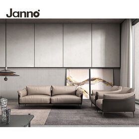 Wholesale Price China Factory Made Modern Leather Couch 1+3 Seats Office Sofa