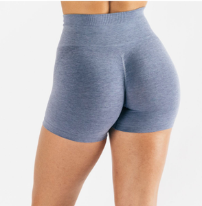Womens Sportswear High Waist Fitness Gym Yoga Shorts Seamless Scrunch Butt Contour Biker AMPLIFY Shorts