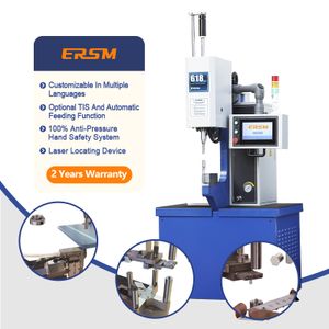 6 Ton Ram Force Shuttle Stud Tooling System Laser Locating Oil Tank Reservoir 60L  Hydraulic Fastener Insertion Machine