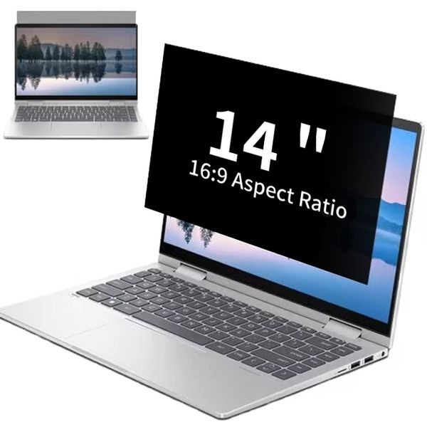 Supplier Price Anti Peep Anti Blue Light Anti Glare Film 14 inch Computer PET Screen Protector Privacy Filter