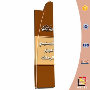 Oil Fuel Filling Station Outdoor Billboard Panel Brand Column Light Box Sign Steel Structure Buildings