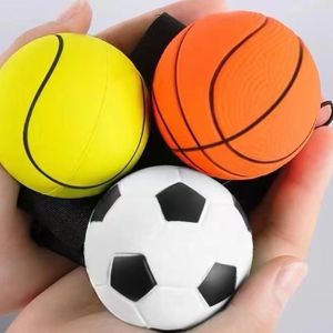 Return elastic nylon rope wrist PU ball, children outdoor exercise finger flexibility