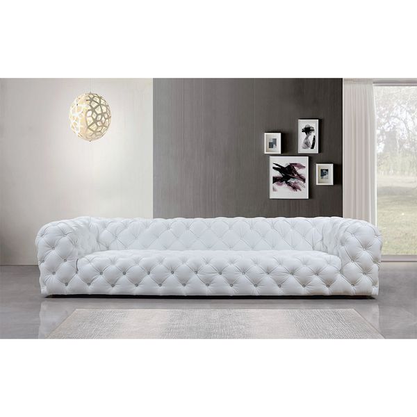 Luxury Full Real Italian Leather modern sofa