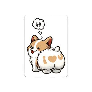 Light up sticker, splendent, ashine, rutilant, OEM, The CUTE DOG OLED stickers, custom stickers