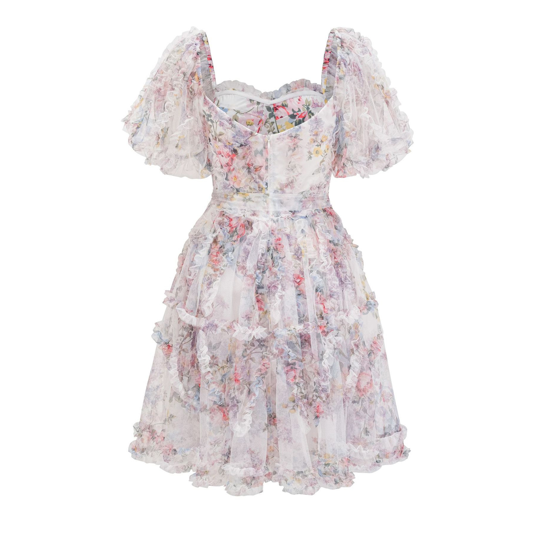 Customized Printed Mesh Vacation Dress Manufacturer