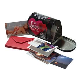 Mail Tin Box and Cards with 13 cards and 13 paper envelope