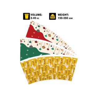 Single and double PE coated paper cup raw material hot/cold drink paper cup fan 150-350gsm raw materials for paper cups