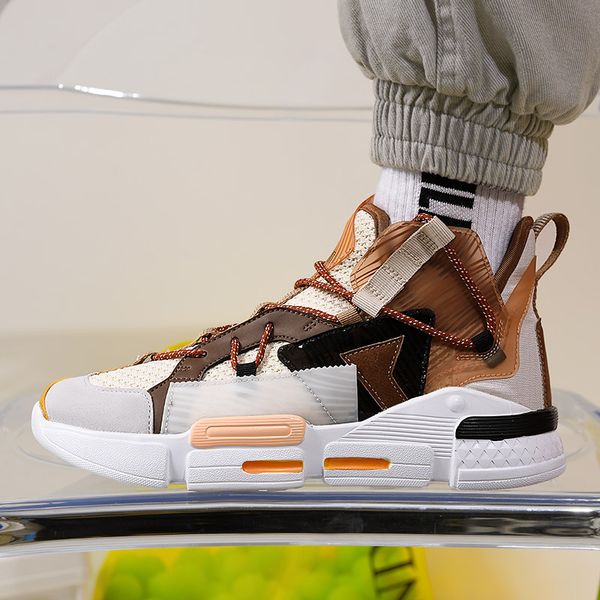 Multi-color clashing braided rope casual shoes walking ankle and heel thick sole Chunky Sneakers jogging walking shoes