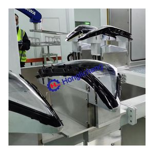 2024 New Automatic UV Hard Coating Machine Headlight Spray Painting Line with Water Curtain Booth and Curing Oven for Car's Part