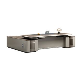 Liyu Industrial modern Storage cabinet set office manager computer table chair office desk with combination mobilier de bureau