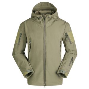 ESDY Men Warm Tactical Sport Fleece Hoodie Softshell Outdoor Hunting Jacket