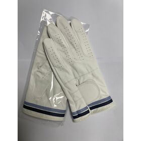 New Full Cabretta Men's and Women's Golf Gloves with Colored lines , Customized color patterns and logos .Combo colors golf gloves