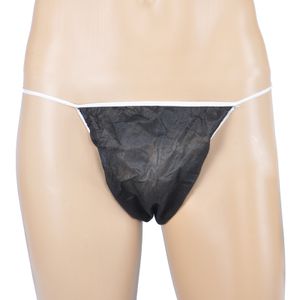 Disposable T-shaped Men's Underpants Fully Wrapped Breathable and Wash-Free Sustainable Disposable PP Thong for Adults