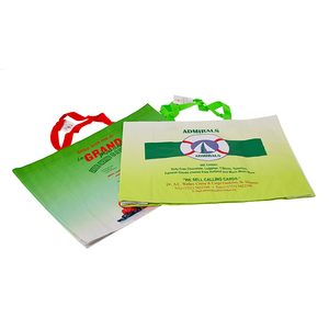 Pp woven foldable shopping bag eco friendly reusabl pp non woven promotional bag with opp lamination