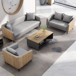 sectional sofa office room Waiting couches office furniture commercial hotel reception sofa set modern leather office sofa