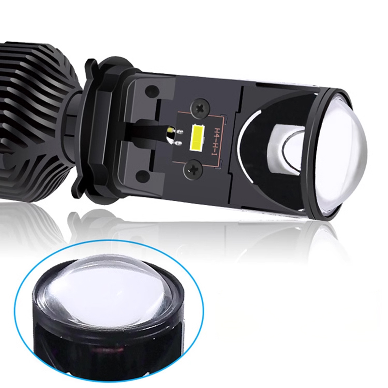 Sichuan Honghua Chenyuan Technology Co., Ltd. Y6 LED Headlight H4 with Bi Projector Lens 12V High & Low Beam 6000k Color Temperature for Honda Hyundai Mercedes Benz OEM New