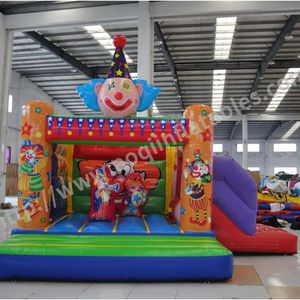 Moonwalk Commercial Cartoon Inflatable Bouncer Bouncy Combo Jumping Castle Bounce House Combo With Slide