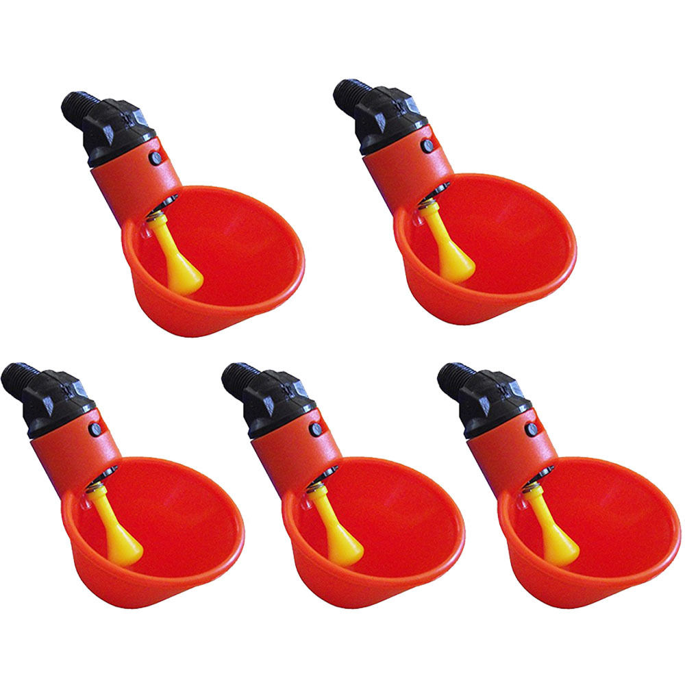 Duck chicken poultry drinking cup bowl dinker automatic stop watering chicken drinker
