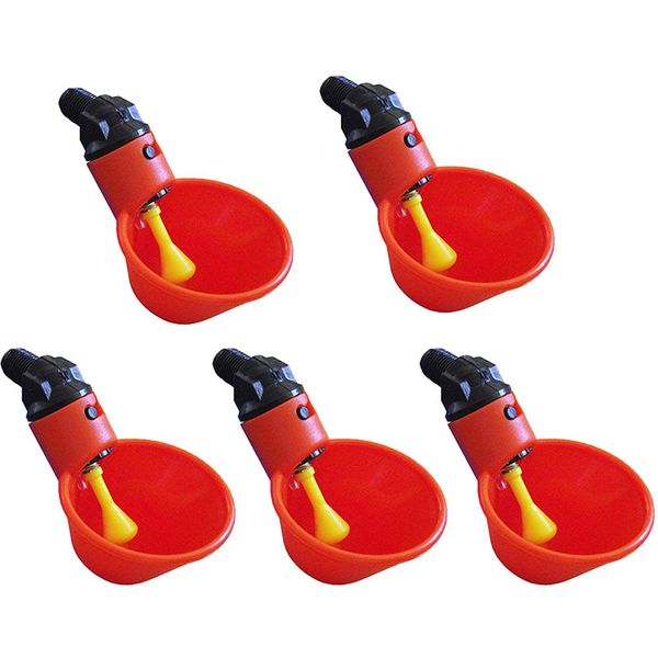 Duck chicken poultry drinking cup bowl dinker automatic stop watering chicken drinker