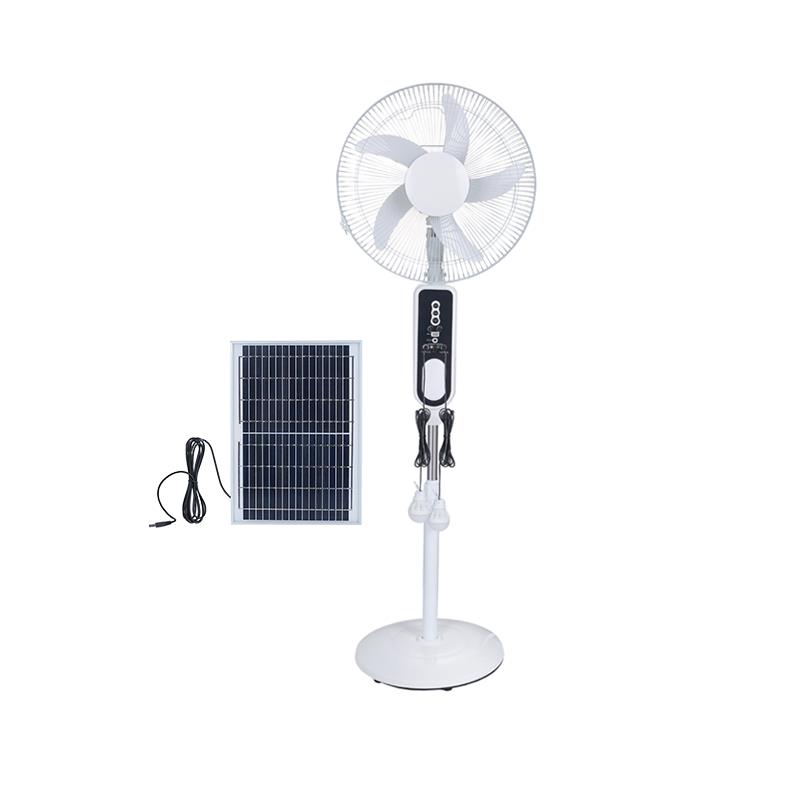 Foshan Yide Trading Co., Ltd. Made in YIDE 16 solar home fans powered rechargeable stand portable light bed room