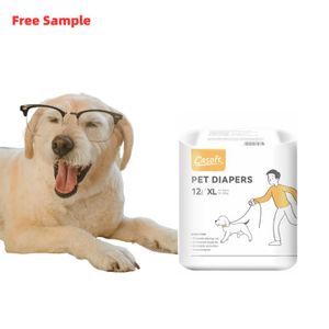 Biodegradable Dog Cat Diapers SAP High Absorbent Pet Diapers Disposable Puppy Nappy