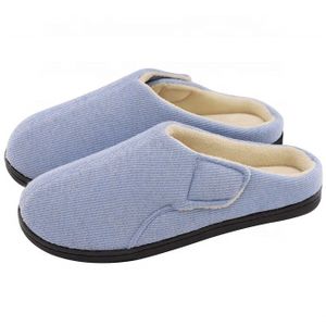 Women's Furry Memory Foam Diabetic Slippers Comfy Cozy Arthritis Edema House Shoes