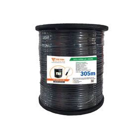Manufacturer 25AWG Indoor Outdoor 305m Copper UTP Cat3 2 Pair Tempered with power cord Telephone Cable from Viet Nam