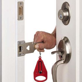 Home Security Door Locker Travel Lockdown Locks Anti-theft Padlock Portable Door Lock for Additional Safety and Privacy