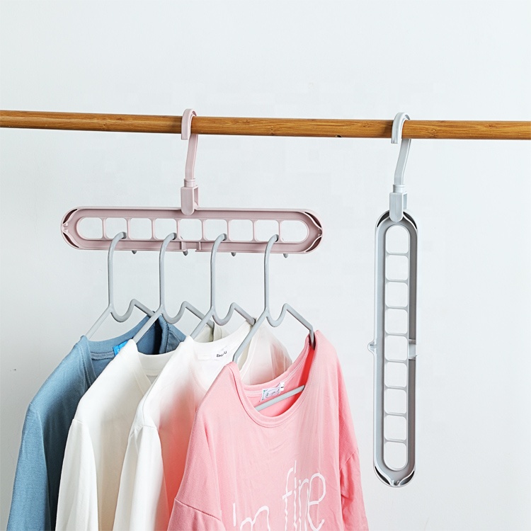 Other Hangers Bedroom Closet Hanging Rack Wardrobe Clothes Organizer Coat Hangers Plastic