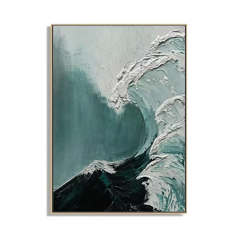 Fujian Sipima Housewares Co., Ltd. Handmade 3D Sandstone Wall Canvas Art Painting Home Decorative Art Picture Abstract Knife Canvas Oil Painting Wall Painting
