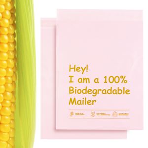 Eco Friendly Biodegradable Self Adhesive Mailing bags Compostable Poly Apparel Shipping Bags For Clothes / Clothing Package