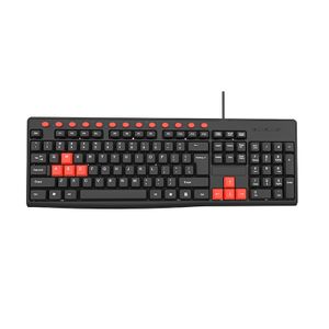Multimedia Hot Keys Gamer Wired Multimedia Keyboard Taclado USB Keyboard Black Color Computer Accessories Desktop Ce OEM USB 2.0