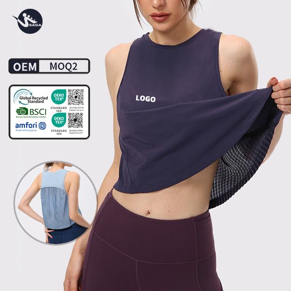 Women's Breathable Tank Tops Wholesale Custom For Ladies With Logo Free Shipping Gym Tank Top Women Custom Summer In Bulk