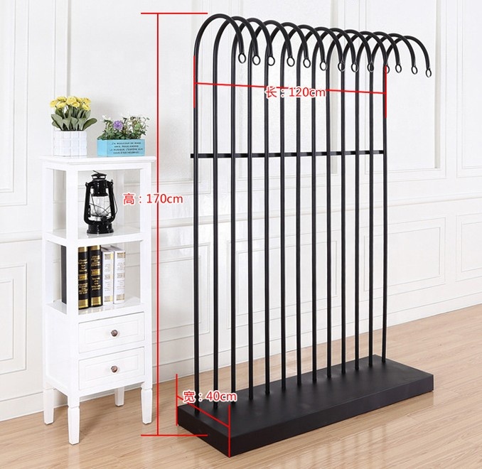 Bedroom hanging clothes display rack for sale