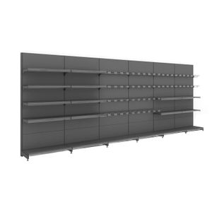 Supermarket  Metal Shelves Gondola Display Shelf Double-sided  Grocery Gondola Shelving