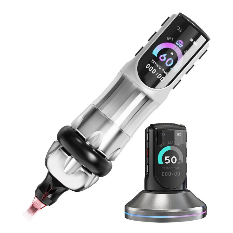 Hangzhou Chuangjie Impression Technology Co., Ltd. OG Produce Complete Gun Set Full Designer Bagswireless Guns Hard Case 6 Rotary 2.5Mm Nano Type Wireless Tattoo Machine Pen Kit