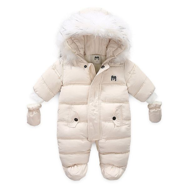 Newborn Baby Rompers Winter Long Sleeve Baby Clothes Soft Fleece Warm Baby Jumpsuits  6-18 Months