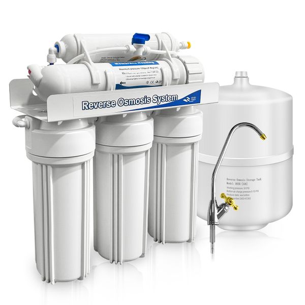 Water filter 5stage portable domestic drinking water purifier for home reverse osmosis water