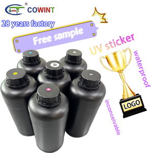 Cowint LED UV Ink 500ML/Bottle Print CMYKLcLm+W+V White Ink For GH2220 DX5 DX7 Printhead XP600 I1600 I3200
