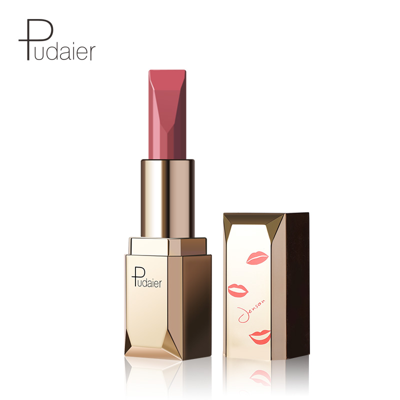 Henan Three Capable Trading Co., Ltd. Pudaier Hot selling Fashion Matte Velvet waterproof Lipstick Lip Glaze Matte Makeup Star Lipstick
